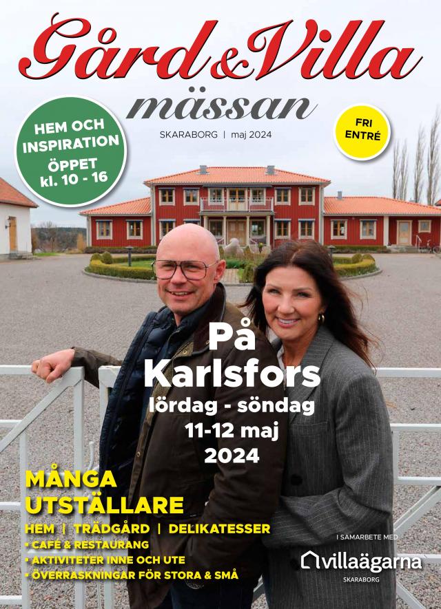 MAJ. Klicka på bilden för att läsa mer om mässan och Karlsfors gård.